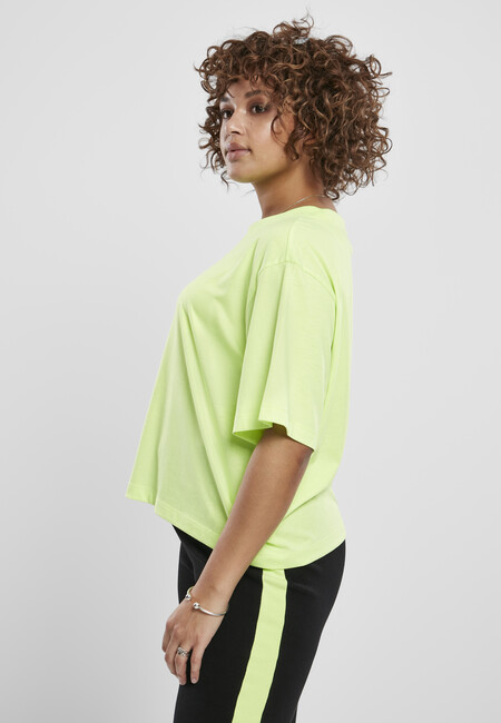 - Tee Online Fashion Short 2-Pack Neon Hip Oversized Ladies Gangstagroup.com - Store electriclime/black Urban Classics Hop