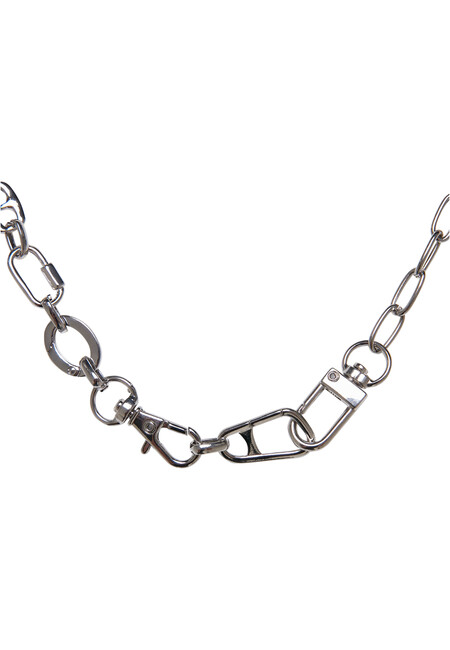 Urban Classics Various Hop Necklace silver - Gangstagroup.com - Hip Store Fashion Online Fastener