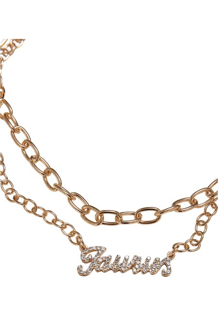 Urban Classics Diamond Zodiac Golden Necklace taurus Hip Gangstagroup.com - Hop - Fashion Store Online