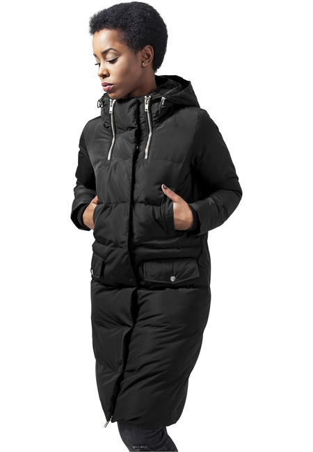 black bubble coat womens