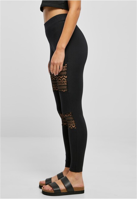 Plus Size Vocal Black Crystal Cut Out Crochet Lace Leggings Skinny Yoga  Pants 3X | eBay