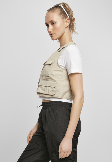 Urban Classics - concrete Fashion Store Online Short Gangstagroup.com Ladies Tactical Vest Hop - Hip