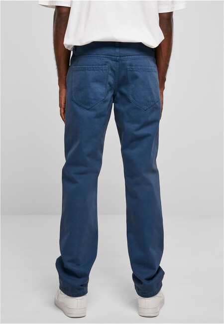 Urban Classics Colored Loose Fit Jeans darkblue - Gangstagroup.com