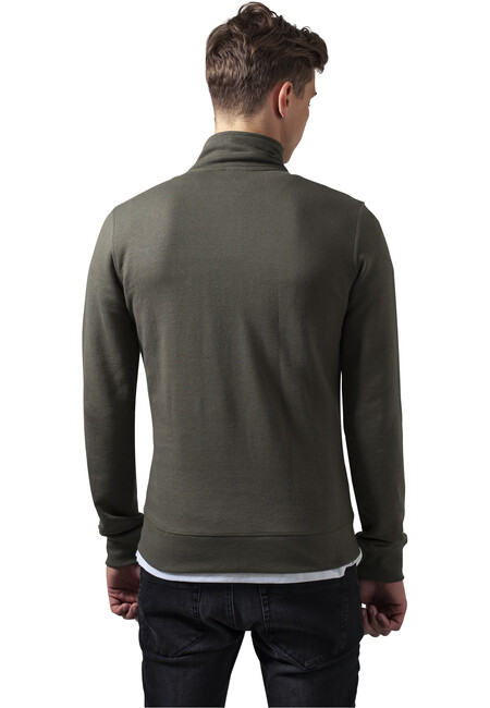 Urban Classics Loose Terry Zip Jacket Gangstagroup.com Hip - Hop - Online Fashion Store olive