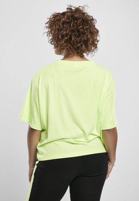 Urban Classics Hop Online Gangstagroup.com Store - Short Hip - electriclime/black Oversized Neon 2-Pack Ladies Fashion Tee