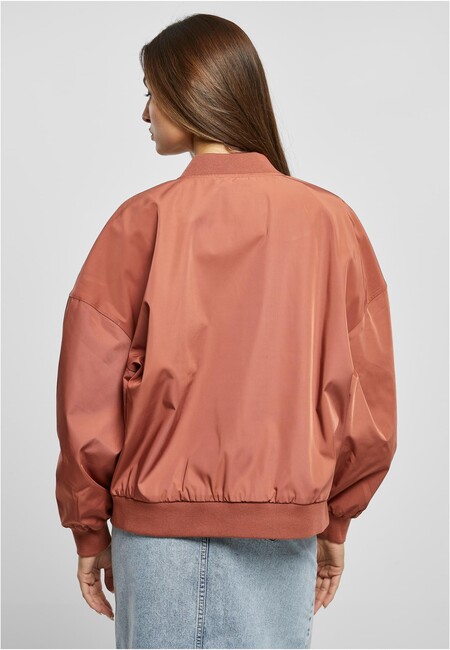Urban Classics Ladies Recycled - Gangstagroup.com Store terracotta Bomber Hop Light Oversized - Online Jacket Fashion Hip
