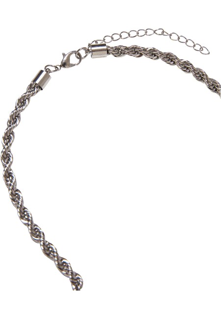 Urban Classics Charon Intertwine Necklace - Hop silver Hip - Gangstagroup.com Online Fashion Store