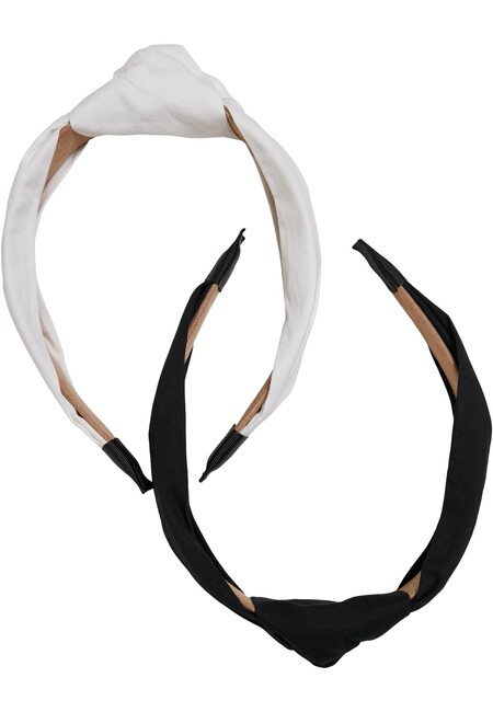 Store Online Urban Classics - - Hip Knot With Light 2-Pack black/white Headband Hop Fashion Gangstagroup.com