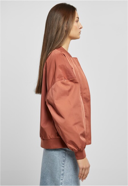 Urban Classics Ladies Store - Fashion Gangstagroup.com Hop - Recycled Hip Light Online Oversized Jacket Bomber terracotta