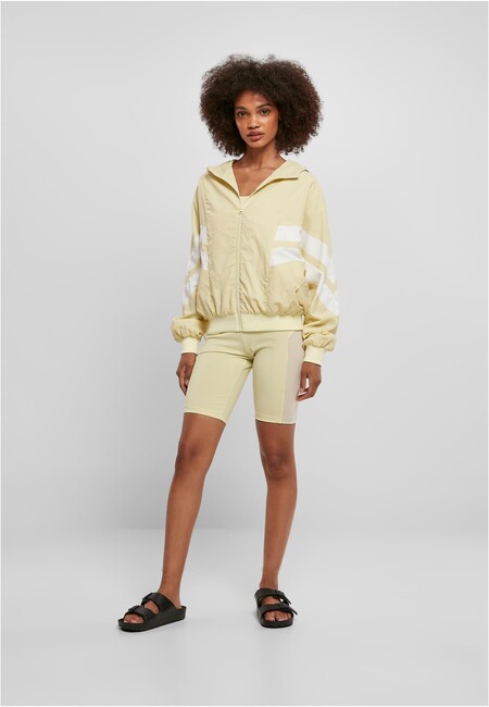Gangstagroup.com Urban Crinkle Ladies Hip - softyellow/white Fashion Online Batwing - Classics Jacket Hop Store