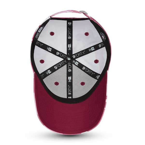 New Era 9Forty Yankees Cap - Maroon/Grey