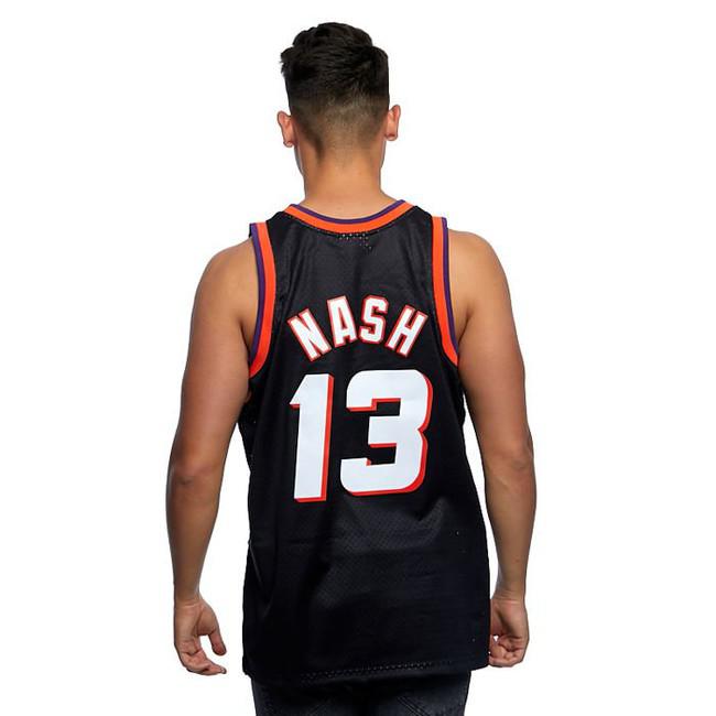 Steve Nash #13 Phoenix Suns NBA Majestic Jersey Youth Children 10-12 Sign  Black