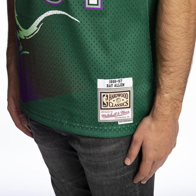 Ray Allen Milwaukee Bucks Mitchell & Ness Green Swingman Jersey Nba, 2XL / Green