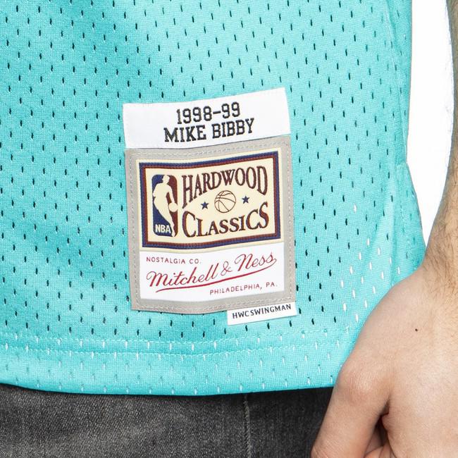 Adidas Vancouver Grizzlies Mike Bibby Authentic Hardwood Classic Jersey Men  Sz M