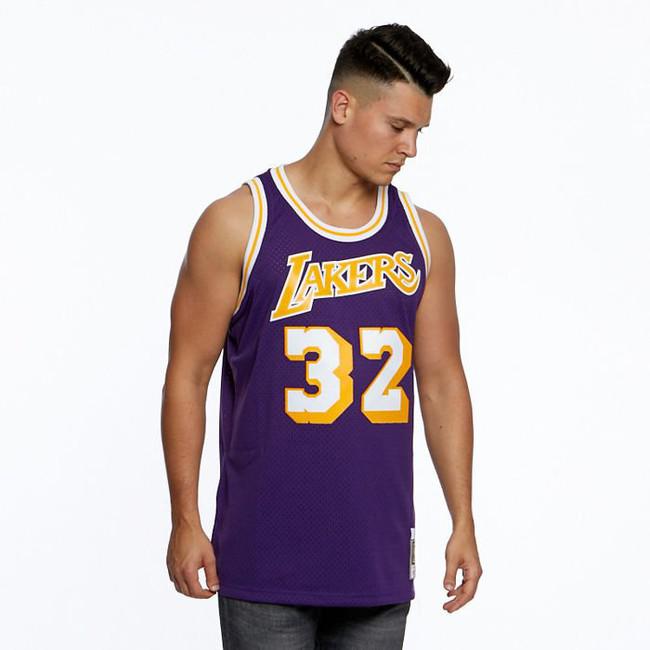 Vintage Los Angeles Lakers Magic Johnson Starter Basketball Jersey
