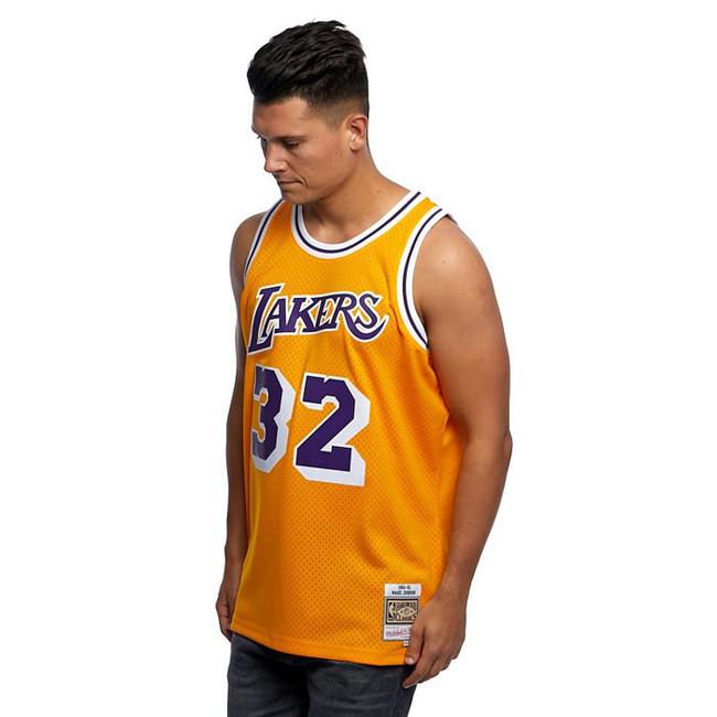 New Los Angeles Lakers Magic Johnson # 32 Jersey U for Sale in