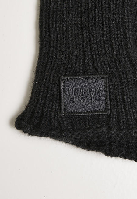 Urban Classics Gangstagroup.com - Wool Mix Hip Gloves black Store Smart Knitted Hop Fashion Online 