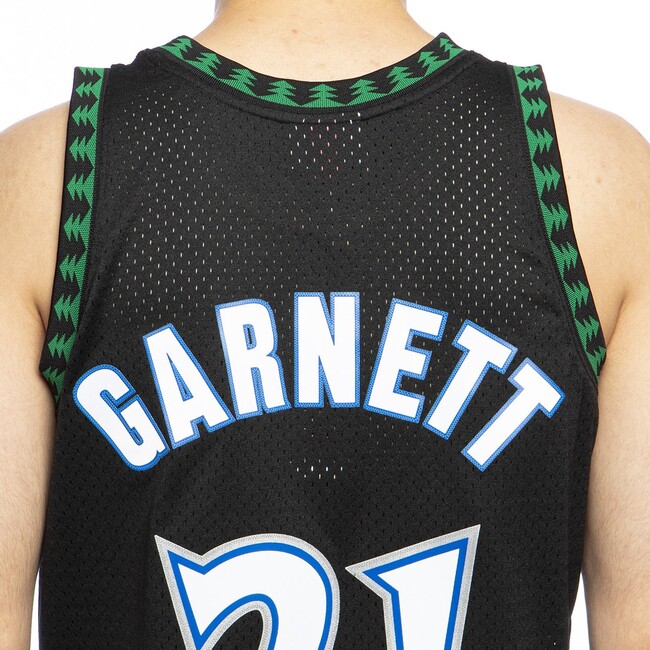 Mitchell & Ness Kevin Garnett #21 Minnesota Timberwolves NBA Name & Number  Tee Royal T-Shirt : : Everything Else