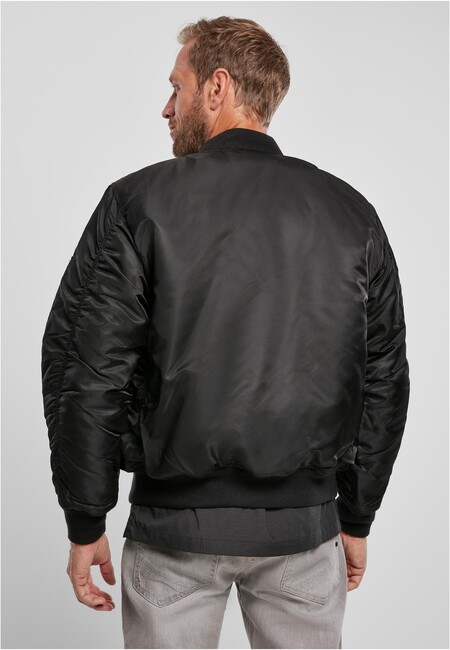 Gangstagroup.com Hip Online Fashion Jacket Store Brandit MA1 - black Bomber Hop -
