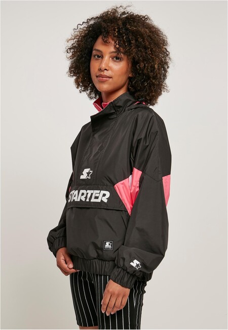 - Windbreaker Gangstagroup.com Starter - Halfzip Colorblock Fashion Ladies Hip Online black/pinkgrapefruit Hop Store