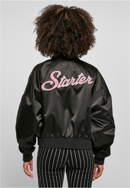 Ladies Starter Satin College Gangstagroup.com Fashion black Hip Hop - Store - Jacket Online