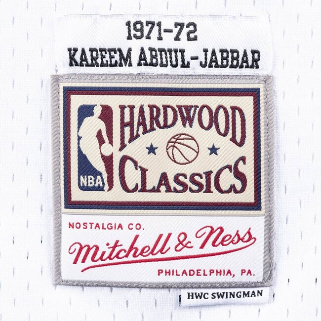 Men's Milwaukee Bucks Kareem Abdul-Jabbar Silver Mitchell