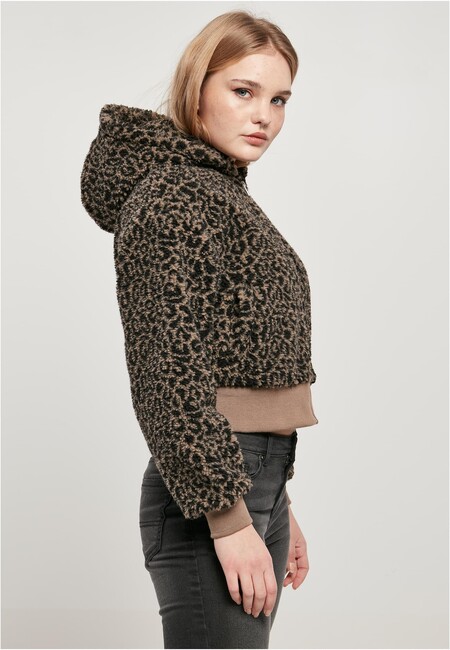Urban Classics Ladies Short Oversized - Online darktaupeleo Gangstagroup.com Hop Fashion Sherpa Jacket - Hip AOP Store