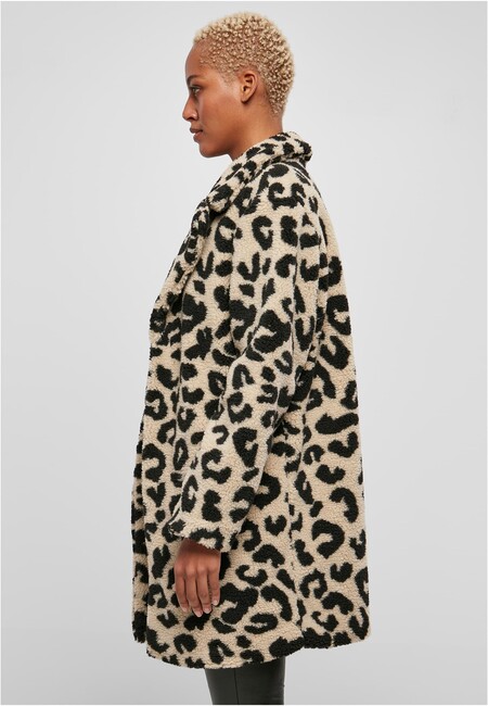 Urban Classics Ladies Fashion AOP Hip Online Sherpa Gangstagroup.com Oversized - - Coat sandleo Store Hop