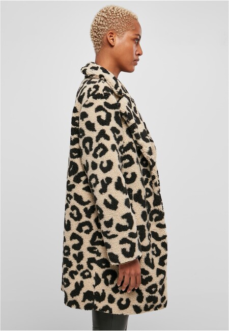 Ladies Urban Gangstagroup.com Hip - - Fashion sandleo Online Sherpa Coat Classics Oversized Hop Store AOP