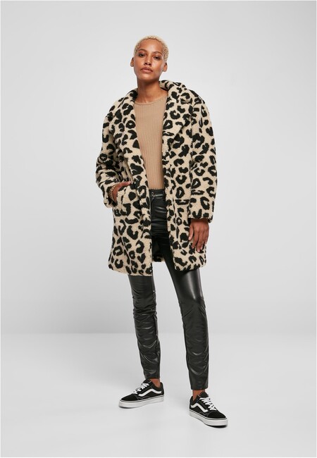 Urban Classics Ladies Oversized - Coat Store - Fashion Online Hop Hip sandleo Sherpa Gangstagroup.com AOP