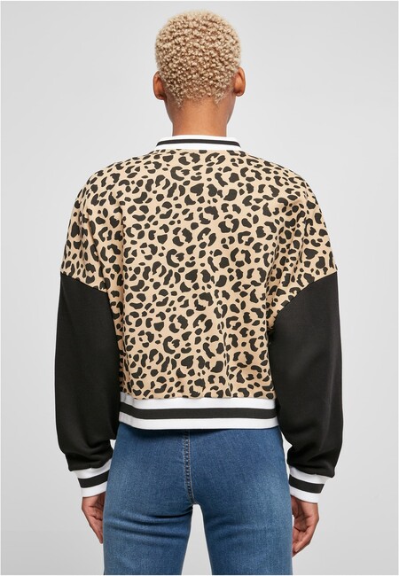 Urban Classics Store Jacket - AOP Oversized College Gangstagroup.com unionbeigeleo/black Hop Hip - Sweat Fashion Online Ladies