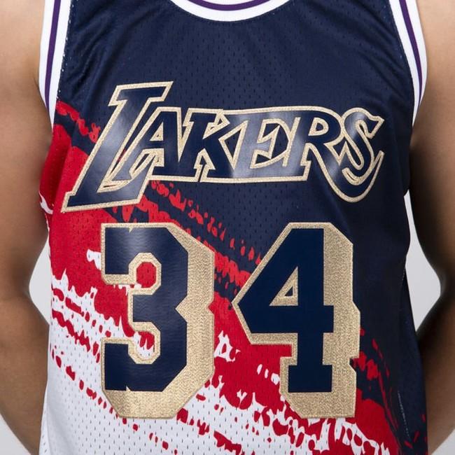 red lakers jersey