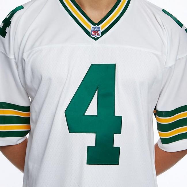 cómodo Empírico Extremistas Mitchell & Ness jersey Green Bay Packers #3 Brett Favre white NFL Legacy  Jersey