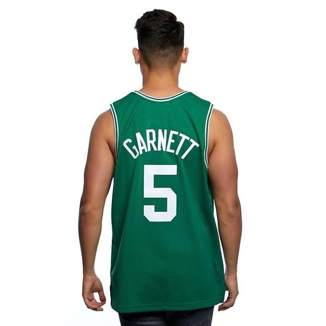 Mitchell And Ness - Boston Celtics Mens Nba Jersey Hook Kevin Garnett Hoodie