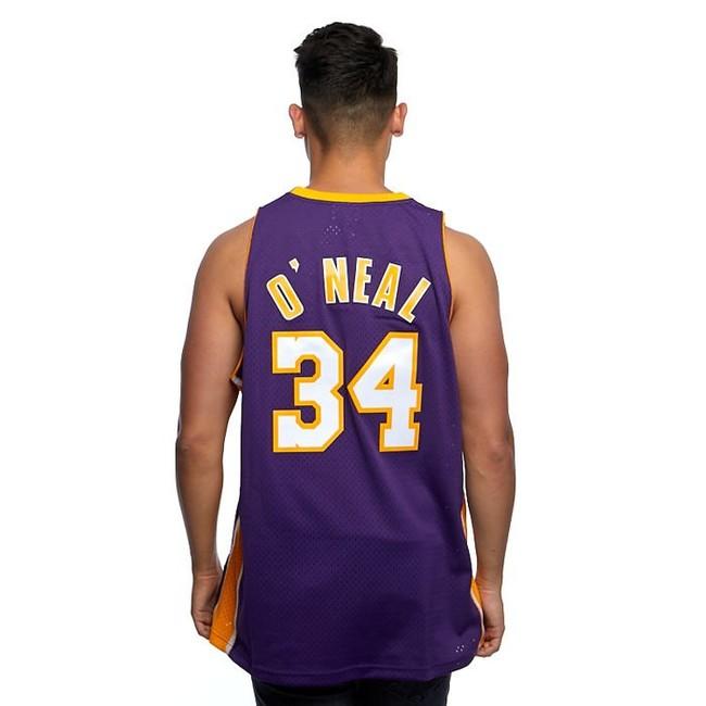 Los Angeles Lakers Youth Jersey Mitchell & Ness #34 Shaquille O