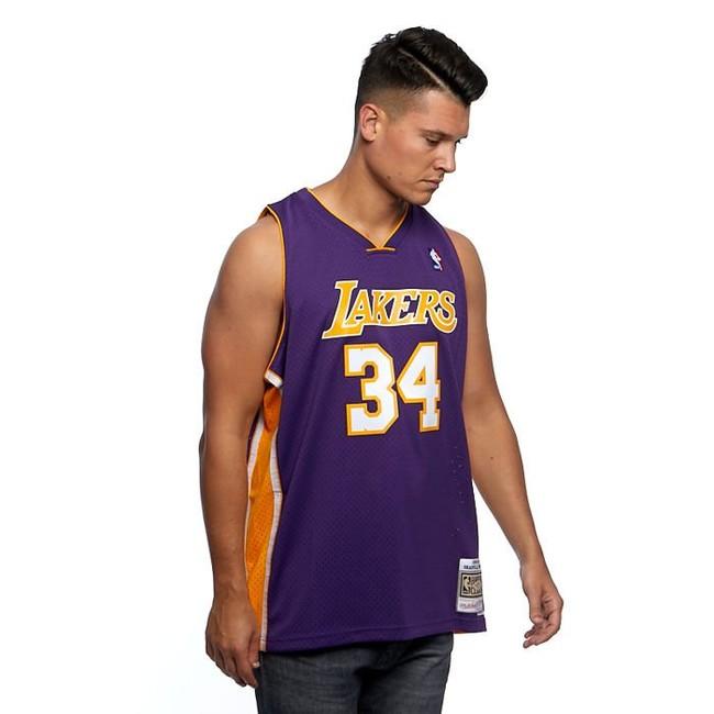 Mitchell & Ness NBA Swingman Jersey La Lakers 99-00 Shaquille O'Neal 2XL / Purple