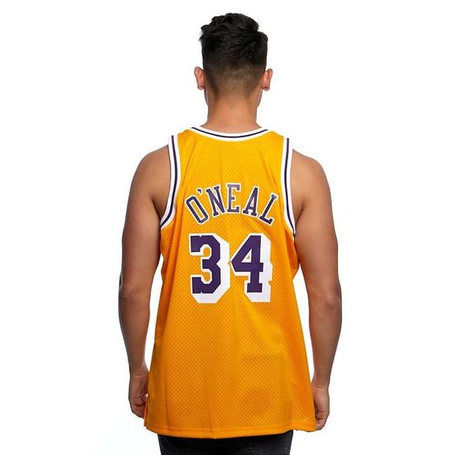 1996-97 Shaquille O'Neal Mitchell Ness Los Angeles Lakers