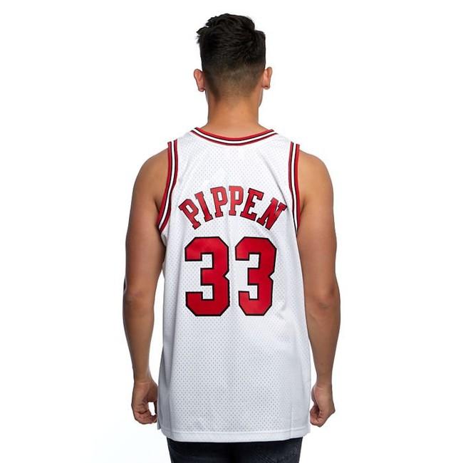 Mitchell & Ness Chicago Bulls #33 Scottie Pippen white / red