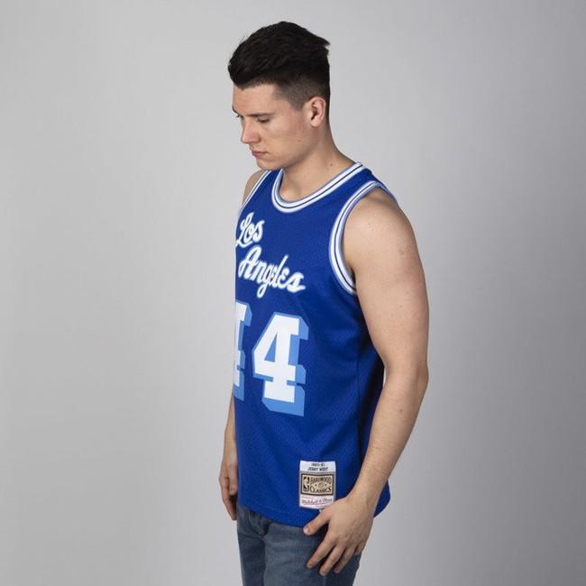 SALE Los Angeles Lakers Jerry West Mitchell & Ness Blue Swingman Jerse –  Time Out Sports