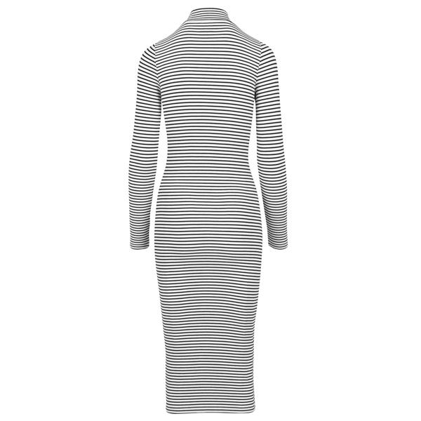 - Hip Ladies Online Fashion Turtleneck - Striped Classics Hop Urban black/white Store Gangstagroup.com Dress