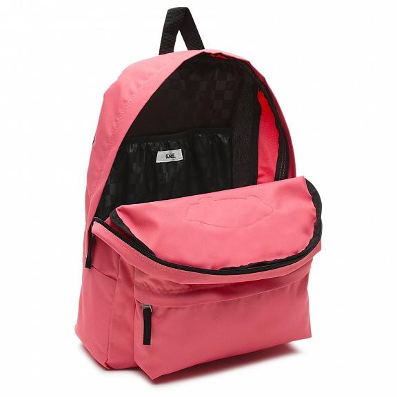 vans realm backpack black desert rose