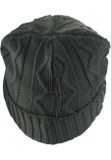 Urban Classics Beanie Cable Flap charcoal