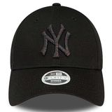 New Era 9Forty WMNS MLB Metallic logo NY Yankees Black cap