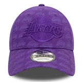 New Era 9FORTY Team Monogram NBA LA LAkers Purple cap