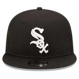 New Era 9FIFTY MLB Team Side Patch Chicago White Sox Black snapback cap