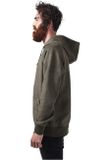 Urban Classics Imitation Suede Hoody olive