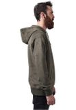 Urban Classics Imitation Suede Hoody olive