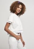 Urban Classics Ladies Full Double Layered Tee whitesand/white