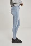 Urban Classics Ladies High Waist Skinny Jeans authentic blue wash