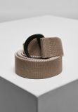 Urban Classics Easy D-Ring Belt 2-Pack black/olive+white/pepple